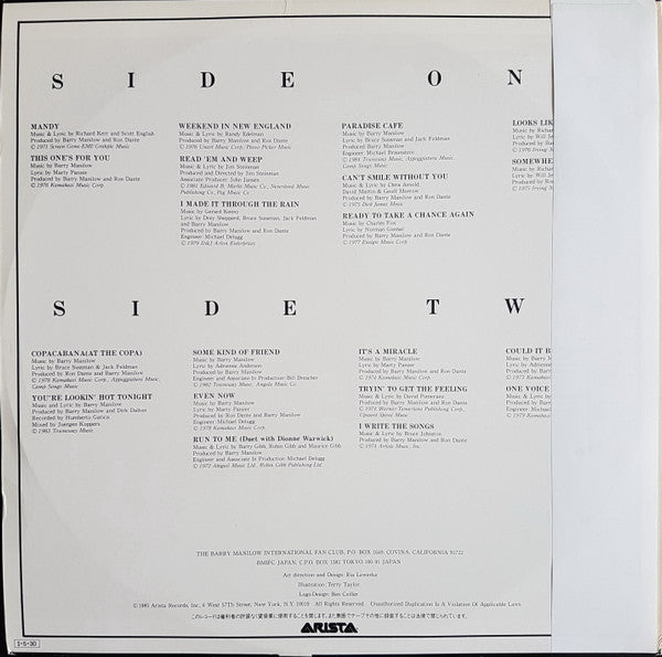 The Manilow Collection / Twenty Classic Hits