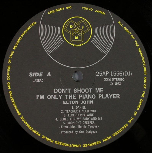 Don't Shoot Me I'm Only The Piano Player