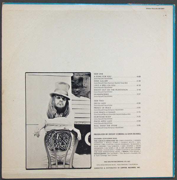 Release: Leon Russell-Vinyl-US-1972-SW-8901-9352031