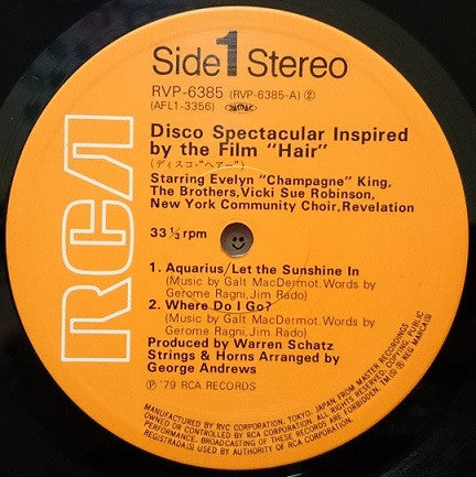 Disco Spectacular (Inspired By The Film "Hair")