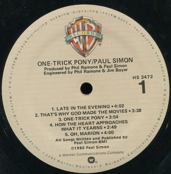 One-Trick Pony
