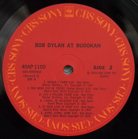 Bob Dylan At Budokan