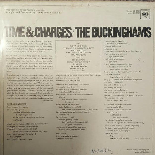 Time & Charges