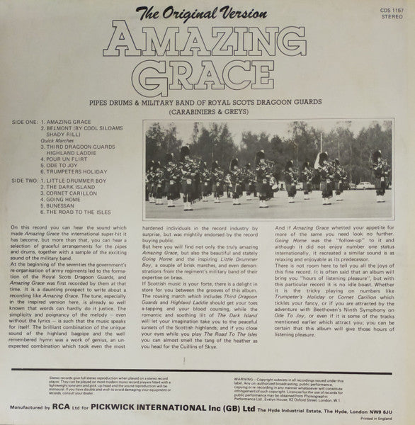 Amazing Grace - The Original Version