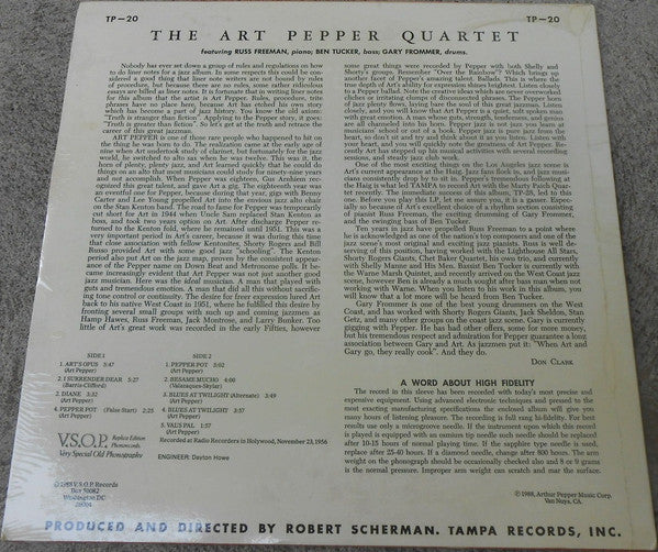 The Art Pepper Quartet