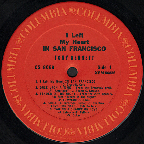 I Left My Heart In San Francisco