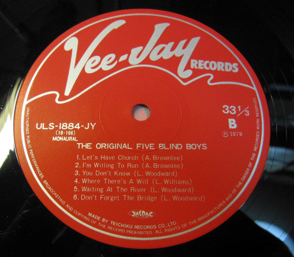 The Original Five Blind Boys
