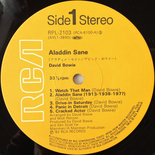 Aladdin Sane = アラディン・セイン