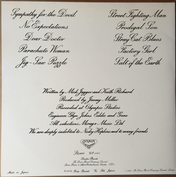 Beggars Banquet