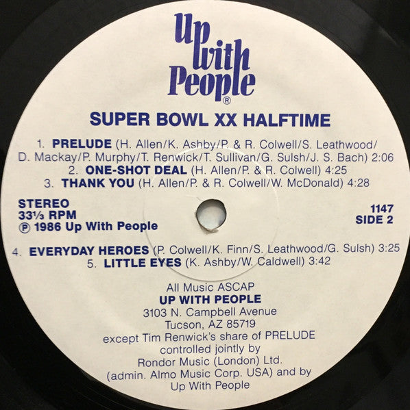 Super Bowl XX - Halftime