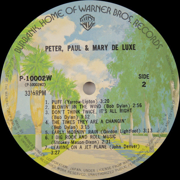 Peter, Paul & Mary De Luxe