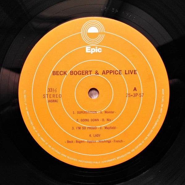 Beck, Bogert & Appice Live