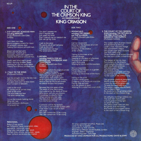 In The Court Of The Crimson King