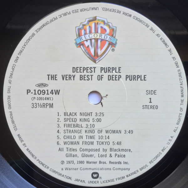 Deepest Purple : The Very Best Of Deep Purple