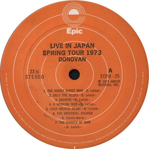 Live In Japan: Spring Tour 1973