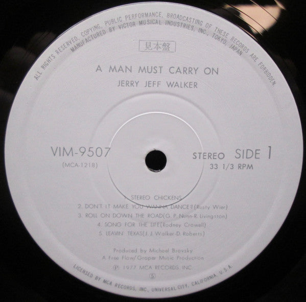 A Man Must Carry On