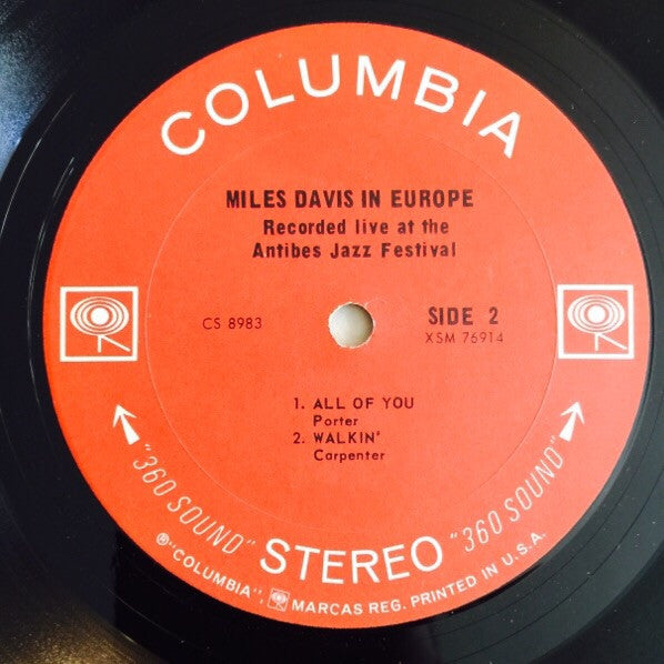 Miles Davis In Europe