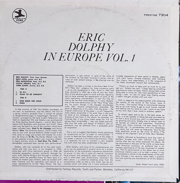 In Europe, Vol. 1
