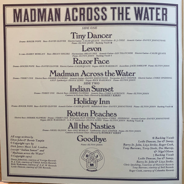 Madman Across The Water
