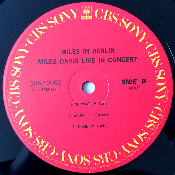 Miles In Berlin
