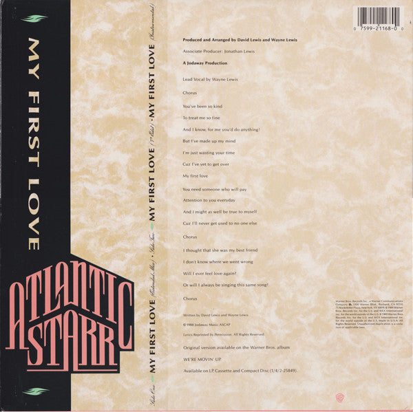 Release: My First Love-Vinyl-US-1989-0-21168-1604142