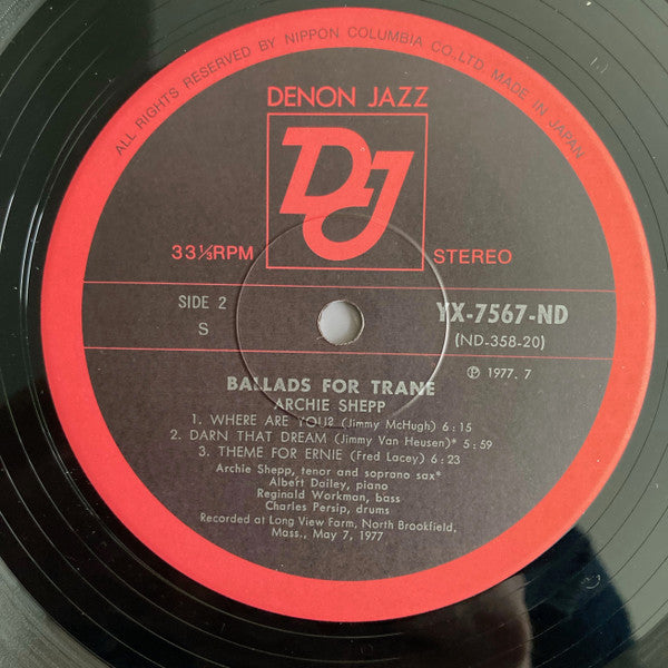 Ballads For Trane