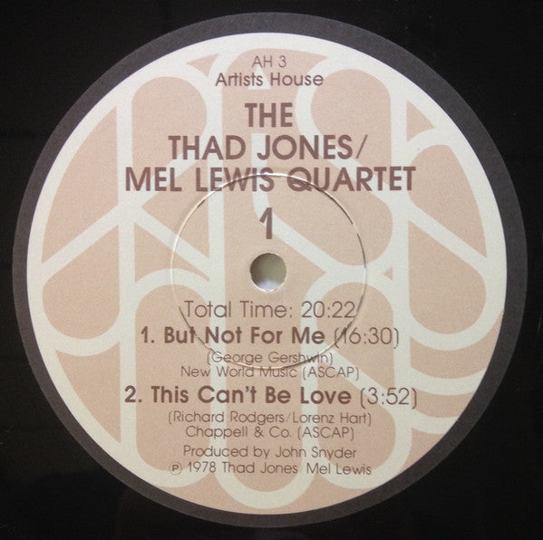 The Thad Jones / Mel Lewis Quartet