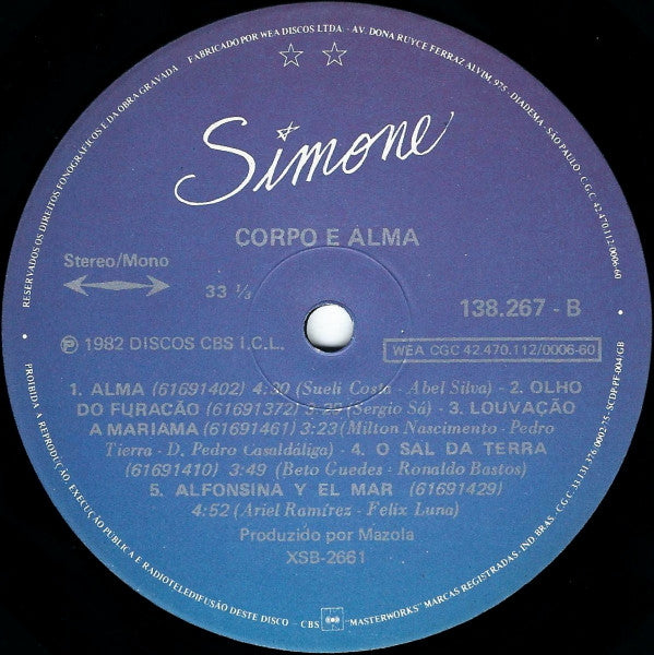 Corpo E Alma