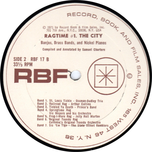 Ragtime 1: The City
