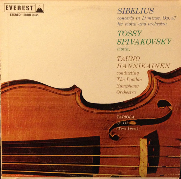 Concerto In D Minor, Op. 47 For Violin And Orchestra / Tapiola, Op. 112 (Tone Poem)