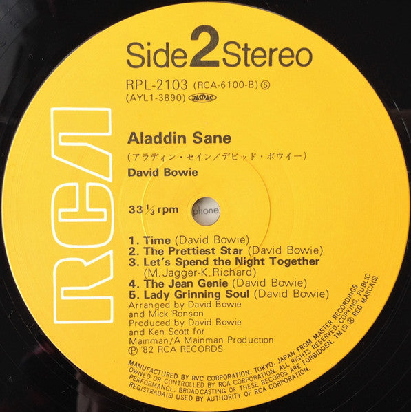 Aladdin Sane = アラディン・セイン