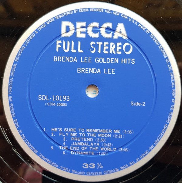 Brenda Lee Golden Hits