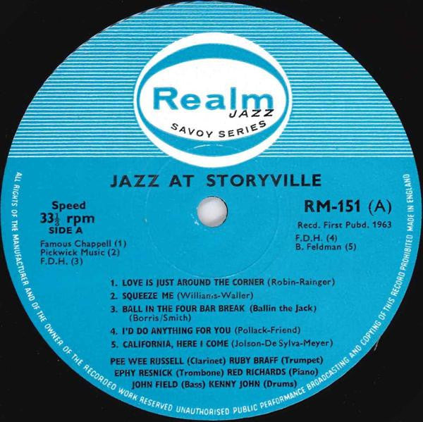 Jazz At Storyville