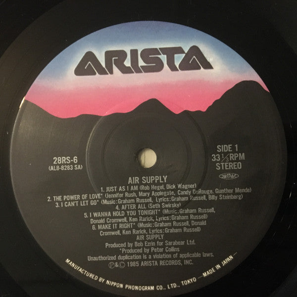 Air Supply = エア・サプライ