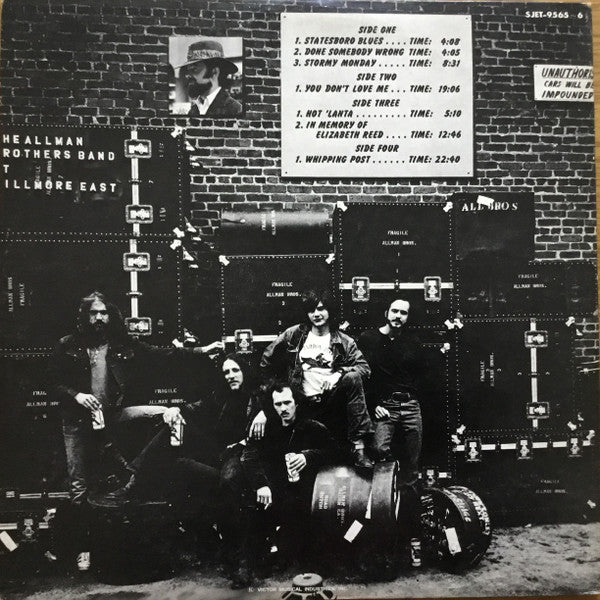 The Allman Brothers Band At Fillmore East