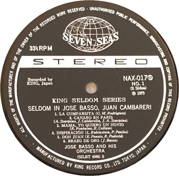 Seldom In Jose Basso & Juan Cambareri