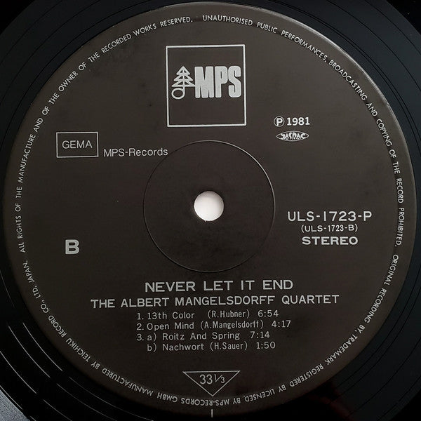 Never Let It End