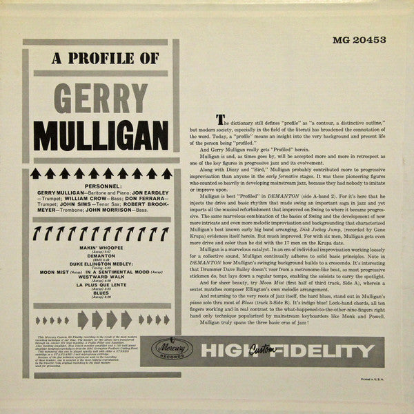 A Profile Of Gerry Mulligan