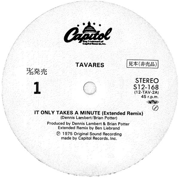 It Only Takes A Minute