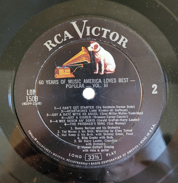 60 Years Of Music America Loves Best -- Popular -- Volume III