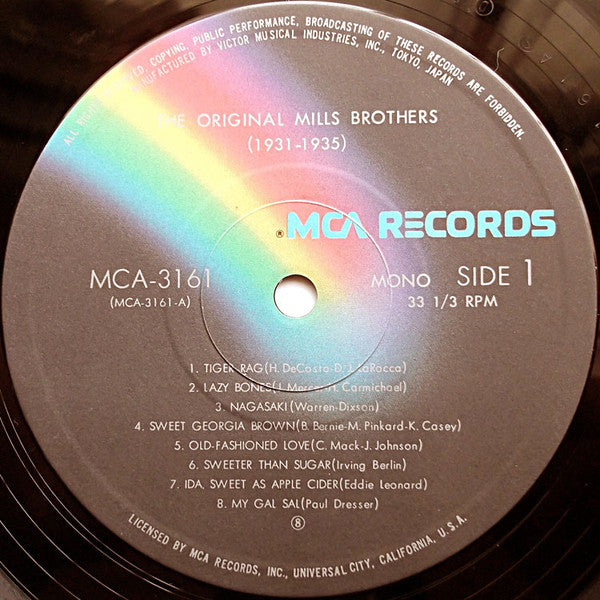 The Original Mills Brothers 1931-1935