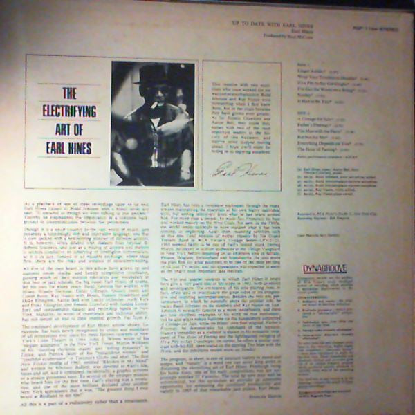 Up To Date With Earl Hines
