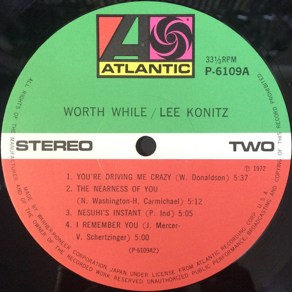 Worth While Konitz