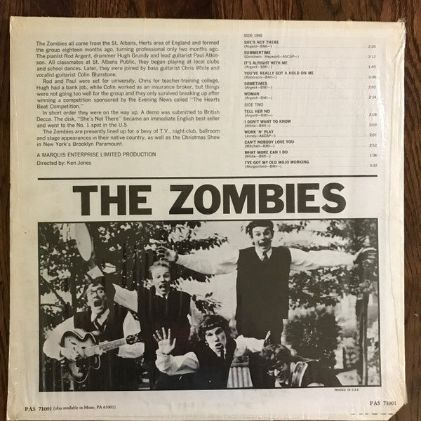 Release: The Zombies-Vinyl-US-None-PAS 71001-11817653