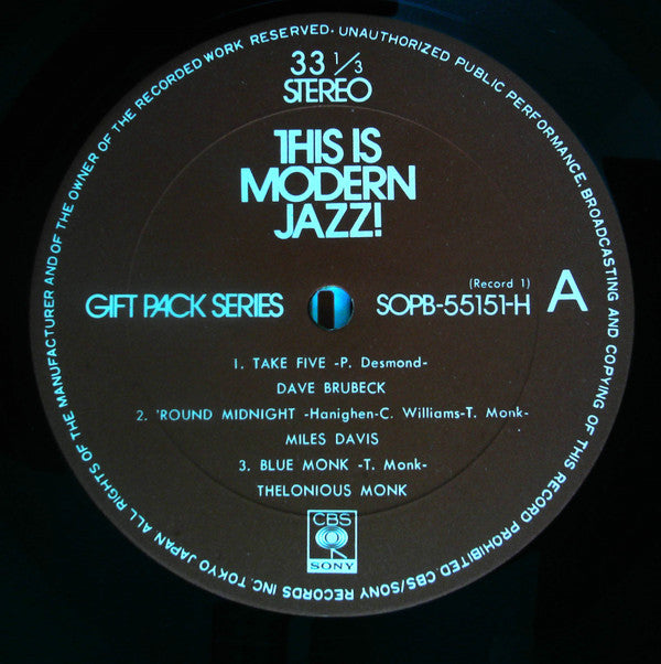 This Is Modern Jazz!