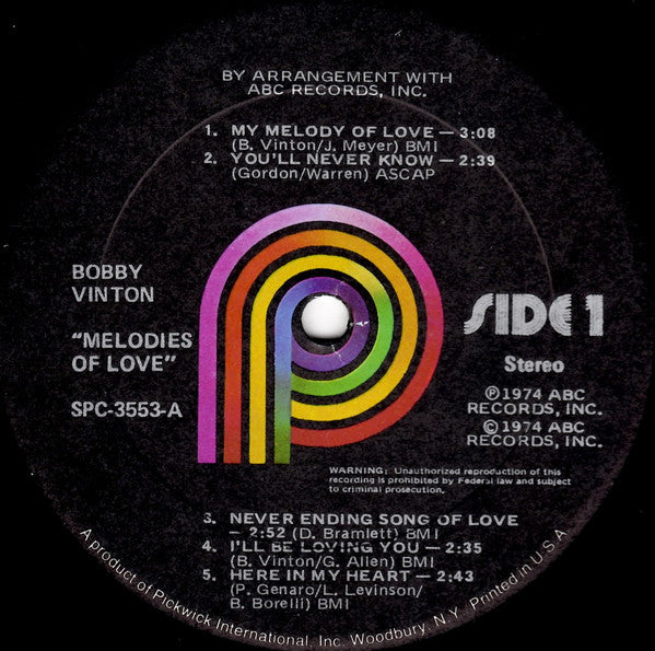 Melodies Of Love