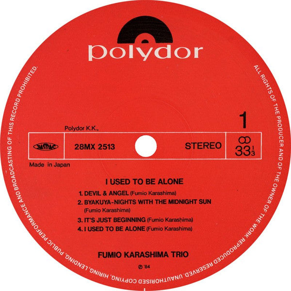 I Used To Be Alone