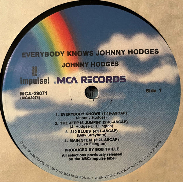 Everybody Knows Johnny Hodges