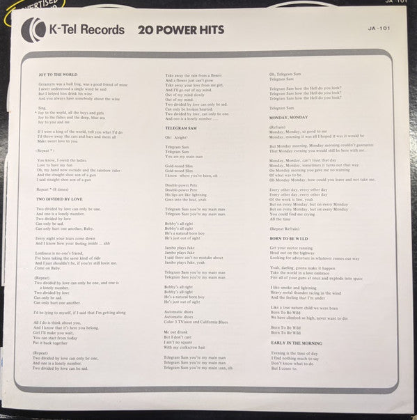 20 Power Hits