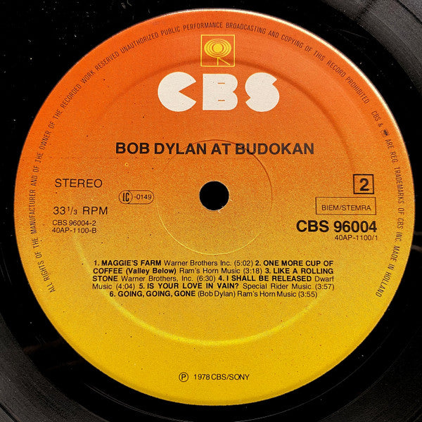 Bob Dylan At Budokan